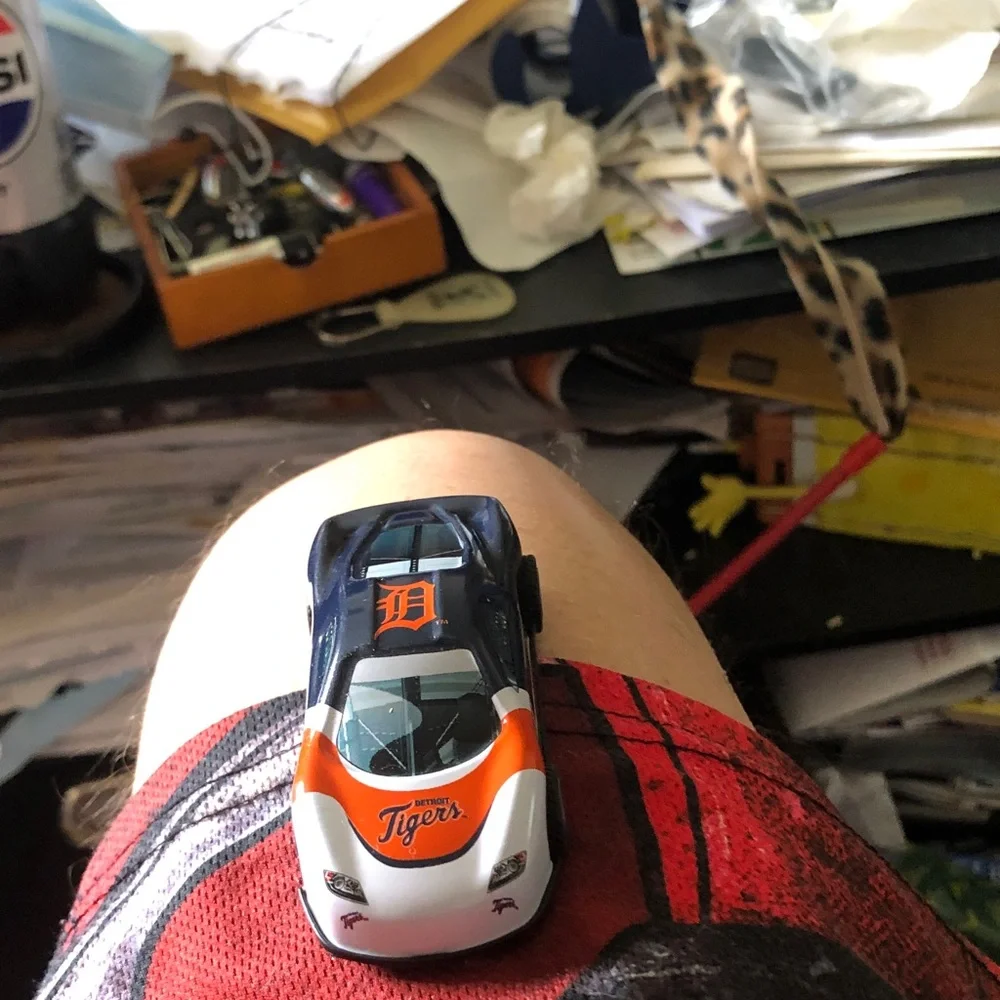 Detroit Tigers Diecast Toy Car - Navy, Orange, White